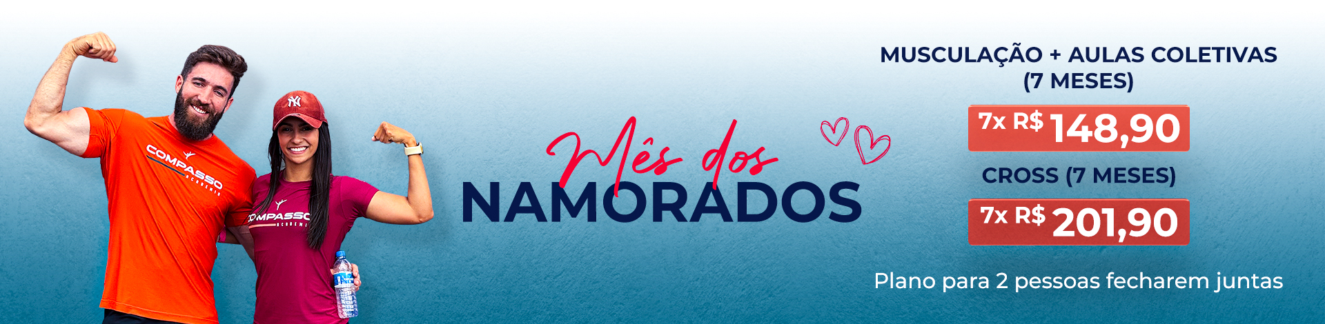 Mes dos Namorados Compasso